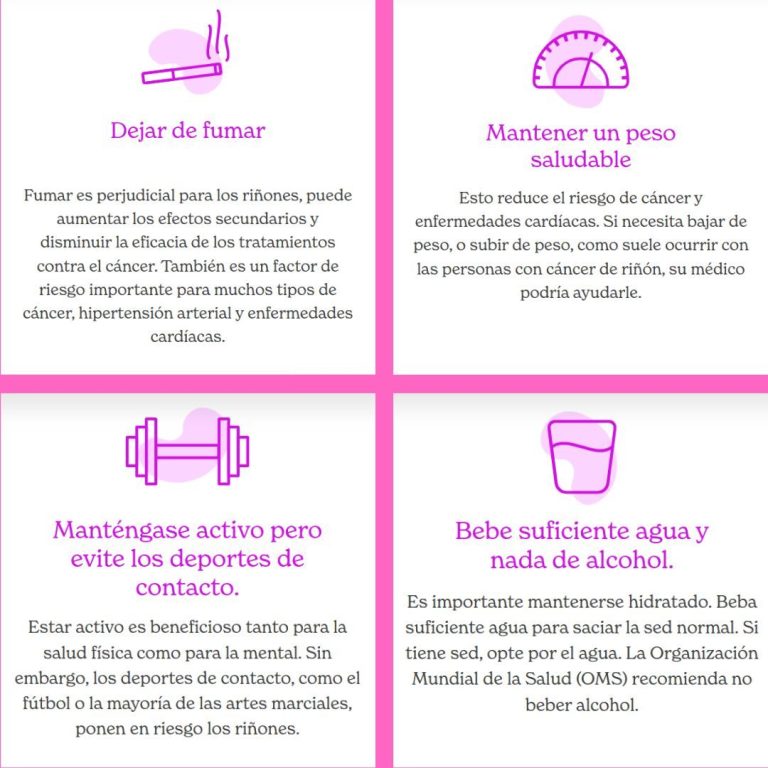Consejos para un estilo de vida saludable: dejar de fumar, hacer ejercicio y beber agua.